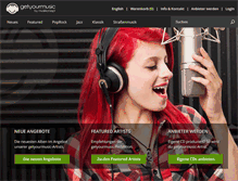 Tablet Screenshot of getyourmusic.de